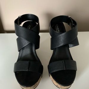 Charles David wedge sandals